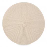 Салфетка подстановочная круглая  Matera 38 см, полипропилен, бежевый, ANLAF-MAPP-24010-B Anna Lafarg