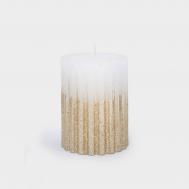 Свеча цилиндрическая  column 7х10 см шампань Anna Lafarg