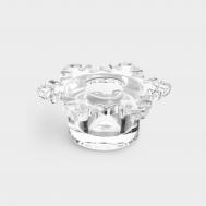 Подсвечник  снежинка для тонкой свечи 8х3,5 см Anna Lafarg