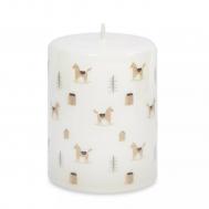 Свеча цилиндрическая  лошадки 7х10 см Anna Lafarg