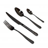 Набор столовых приборов  Montana Black PVD 24 предмета Herdmar