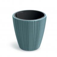 Кашпо  Oro d30 h30 см ск.синий с вкладышем Prosperplast