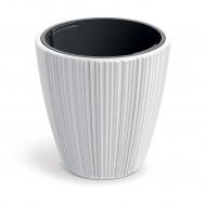 Кашпо  Oro d30 h30 см белый с вкладышем Prosperplast