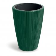 Кашпо  Oro d39 h55 см зеленый с вкладышем Prosperplast