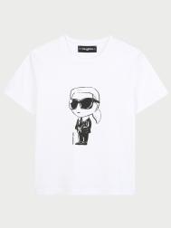 Футболка KARL LAGERFELD KIDS