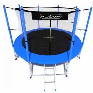 Батут 12ft  Classic Light с лестницей синий i-JUMP