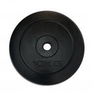 Диск обрезиненный 10кг, 25мм  DU10000RUB UnixFit