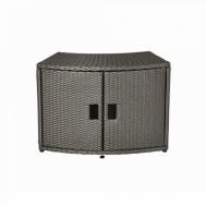 Плетеный шкафчик для хранения (ротанг) - для квадратного СПА  B0303096 MSpa