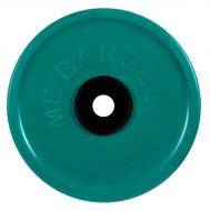 Диск олимпийский d51мм евро-классик  MB-PltCE-50 50 кг зеленый MB Barbell