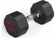 Гантель обрезиненная 12кг  Г1120ОБР PROIRON