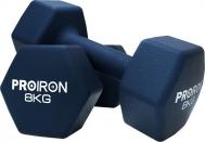 Гантели неопреновые гексагональные 2шт по 8кг  Г2080НГ PROIRON