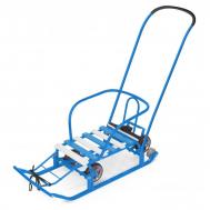 Санки детские универсал (выдвижные колеса)  Тимка 5 Т5У/Г2 голубой Ника