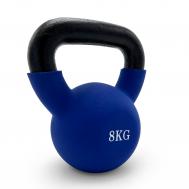 Гиря виниловая 8 кг  KBVIN8BL Blue UnixFit