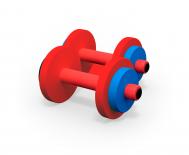 Гантели детские (комплект 2 шт)  VT-2009 DFC