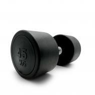Гантель круглая обрезиненная 45кг  PRO DBRND45PBK UnixFit