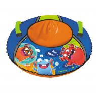 Тюбинг 95см (Чехол 105см), с камерой  ТБ1КР Монстрики ТБ1КР-95/МН синий\оранжевый, инд.упаковка Ника