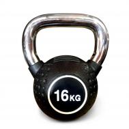 Гиря полиуретановая с хромированной ручкой 16 кг  KB2015-16 Protrain