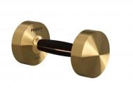 Гантель из латуни и черного дерева 5кг с подставкой  Г1050ЛЧ PROIRON