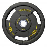 Диск полиуретановый d51мм, 15кг  91035A-15ВC чёрно-желтый Vertex