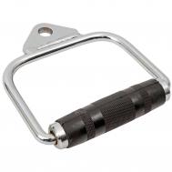 Блочная ручка Одинарная с грипсами, для тяги  E42088 Sportex