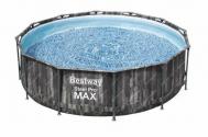 Каркасный бассейн 366х122см, 10250л, фильтр-насос, лестница  Steel Pro Max 561PZ Bestway