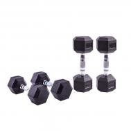 Гексагональные гантели 10кг  Hex Dumbbell LP8005-10, пара Live Pro