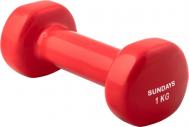 Гантель 1кг  IR92005 6062976 красный Sundays Fitness