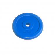 Диск обрезиненный 2,5кг  71019-2,5С-26 синий Johns