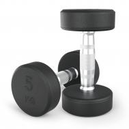 Гантель круглая обрезиненная 5 кг  PRO DBRND5PBKx2 2 шт UnixFit