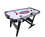 Аэрохоккей LED 53 quot; 135х65см, складной  AT-220 белый DFC