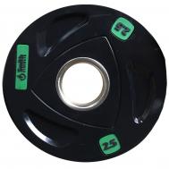 Диск для штанги, обрезиненный, d51 мм 2,5кг  WP085-2,5 Smith Strength