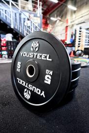Диск EVO BUMPER PLATE 5кг  черный YouSteel