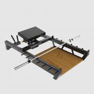 Скамья ягодичный мостик  RAVE RE65 BGRE65 Bronze Gym