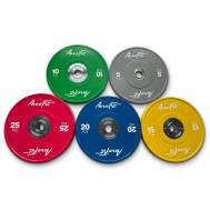 Бамперный диск для кроссфита 15 кг  AFBDC15 желтый Aerofit