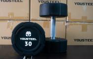 Гантель EVO 30кг полиуретановая YouSteel