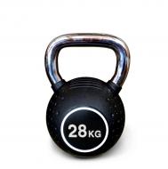 Гиря полиуретановая с хромированной ручкой 28 кг  KB2015-28 Protrain