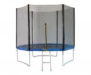 Батут с сеткой  PELPO 8ft с лестницей GBT-8B Blue DFC