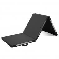 Мат спортивный 183х61х4 см, 3 сложения  МС186Ч черный PROIRON