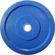 Диск цельно резиновый 20 кг  Bumper DRAB - 20С цветной Johns
