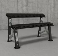 Стойка для  фитнесс гантелей X-shape, на 5 пар YouSteel