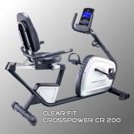 Горизонтальный велотренажер  CrossPower CR 200 Clear Fit