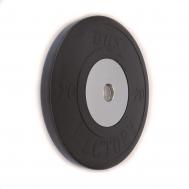 Диск тренировочный обрезиненный 20 кг  VICTORY черный DHS