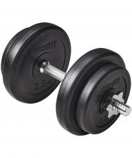 Гантель разборная пластиковая 9,5 кг  в коробке DB-720 BaseFit