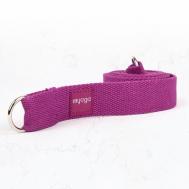 Ремень для йоги 180 см Yoga Belt and Sling 2 in 1  RY1135 сливовый Myga