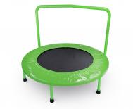 Батут с поручнем  JUMPFIT SD1810149Z-G зеленый DFC
