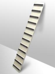 Доска наклонная ребристая 1,8м (дерево) DSAthletic