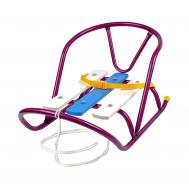 Санки кукольные без толкателя  СКУ1/А амаратовый Ника