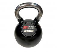 Гиря обрезиненная с хромированной ручкой, 36 кг  DB-KDB-C-36 Fitness Division