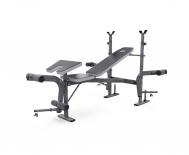 Скамья со стойками под штангу с партой для бицепса  D703/2 DFC