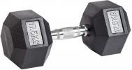 Гантель гексагональная обрезиненная  17,5 кг Profi-Fit